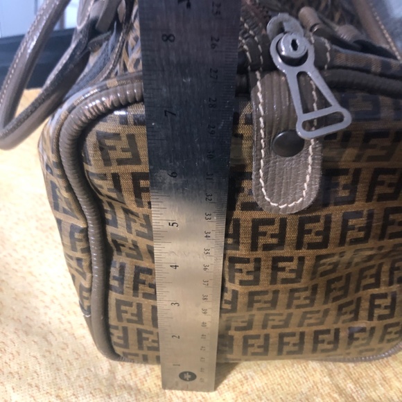 💥SOLD💥🌺Restored Authentic Fendi Monogram Boston Satchel🌺 - Picture 7 of 14
